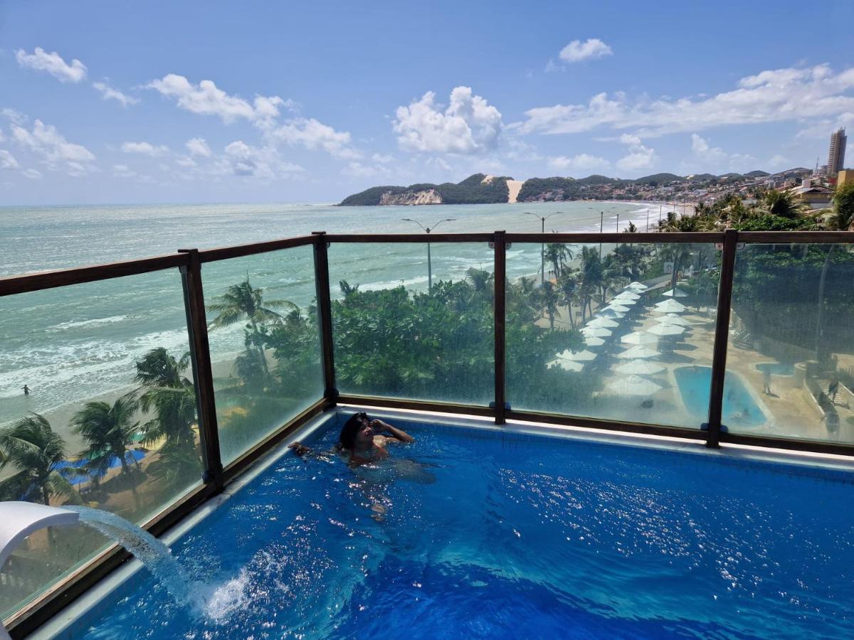 Na Praia - Araca 407 Luxo - Lateral Vista Mar 纳塔耳 外观 照片